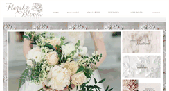 Desktop Screenshot of floralandbloom.com