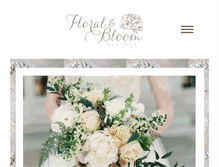 Tablet Screenshot of floralandbloom.com